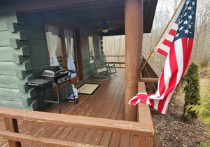 Log Cabin 9 at Osborn Boat Ramp on Patoka Lake