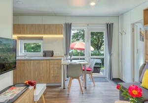 Look forward to a real Tiny Haus vacation close to nature at Camping Park Wemding!