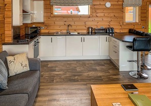 Luxurious and contemporary Finnish log lodge, perfect for a relaxing break away with your pet(s).