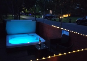 Luxurious lodge with hot tub beautiful surroundings in Northumberland