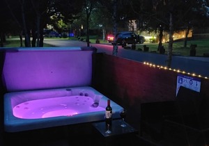 Luxurious lodge with hot tub beautiful surroundings in Northumberland
