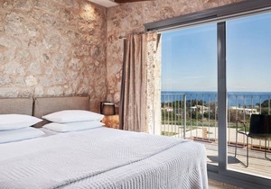 Luxury Rhodes Villa Amel Villa Sea View Private Swimming Pool 4 BDR Kalithea