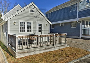 Mashpee Home Steps to Popponesset Beach!
