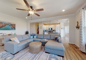 Millville by the sea home w/shared pool, WiFi, central AC, W/D, & gas fireplace