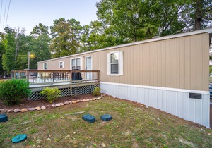 Mobile Home E-1 at Safe Harbor Brady Mountain on Lake Ouachita!