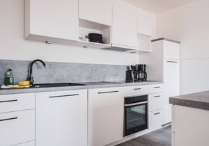 Modern house on the Baltic Sea