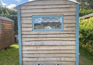 Modern Shepherd's Hut at St Anne's