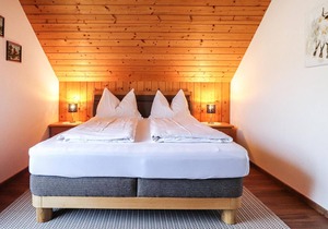 Nestled in a landscape of forests, alpine meadows and mountains, these two vacation apartments (AKA1