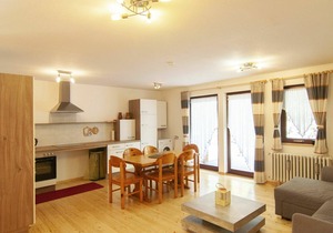 Nice apartment for 6 people with WIFI, hot tub, TV, patio, pets allowed and parking