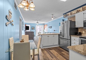 Ocean-view condo with beach access, WiFi, pool, washer/dryer, & AC