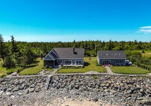 Oceanfront Luxury Cottages - Rent BOTH Main and Guest Cottage in Jonesport, Maine