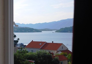One bedroom apartment with balcony and sea view Lumbarda, Korčula (A-12839-a)