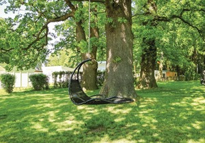 One of several vacation bungalows located in a beautiful park with its own forest.