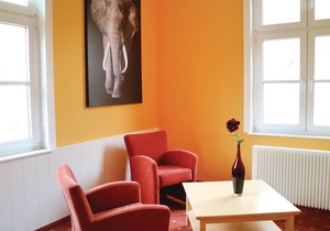 One of six vacation apartments in a manor house.