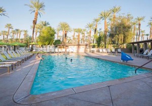 Palm Springs Camping Resort Loft Cabin 1