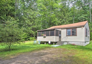 Panther Pond Cabin w/200 Ft Sand Beach & Dock