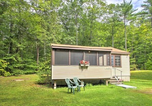 Panther Pond Cabin w/200 Ft Sand Beach & Dock