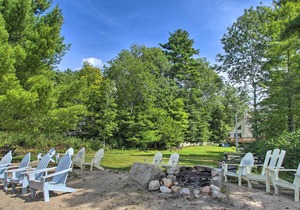 Panther Pond Cabin w/200 Ft Sand Beach & Dock