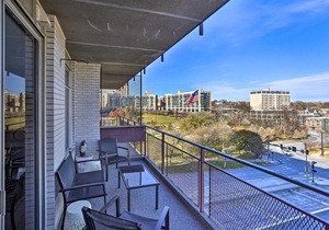 Pet-Friendly Omaha Condo with Balcony and Views!