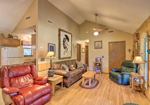 Private Riverfront Cabin with Ozark Mountain View!