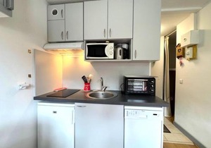 Résidence Sarvan - Studio pour 2 cuisine équipée et proche des pistes idéal couple MAE-6054