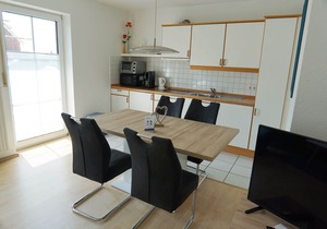 Relaxing at 100%: The ground floor apartment near the spa liegtin the "Cl