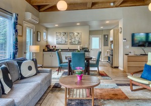 Remodeled Waterfront Duplex with a Deck, Ocean Views, and Easy Access to Town