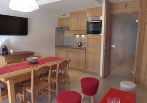 Renovated 2-room apartment in Méribel, mountain view