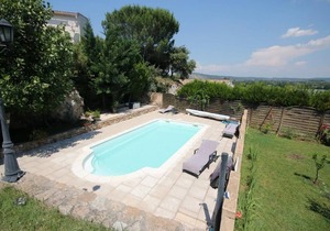 Rona, Comfortable house with views of the Rhone