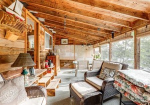 Rustic Waterfront Cottage with Fire Pit and Kayaks
