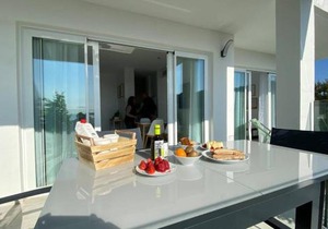 Sea view apartment 6E with pool in Cañamel beach