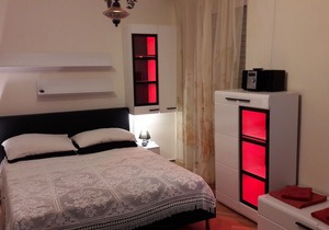 Sea View Room with balcony , beautiful view to the Old Town and Jacuzzi