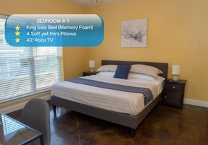 Serene 3BR Apartment 4TVs Free Wi-Fi & Parking -E-