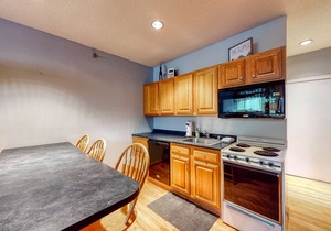 Ski-In, Ski-Out Condo w/ Private Patio, Full Kitchen, and High-Speed WiFi!