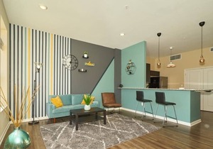 Sleek and Unique 1bdr Apt Dtown Gym Garage