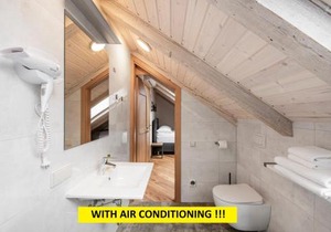 Small attic rooms in Kaunas old town