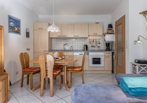 Small but nice: this vacation home with modern furnishings impresses with its