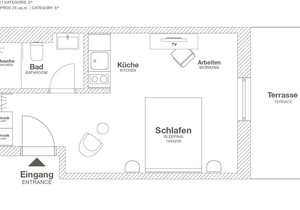 Smart with Terrace - Design Serviced Apartment in Wolfsburg