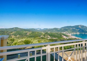 Sofia Appartement 2 - Panorama Meerblick über die gesamte Bucht von Agios Georgios Pagi