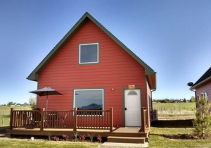 Stone Turtle Lodges has 3 luxurious individual cabins 3 miles north of Cortez.