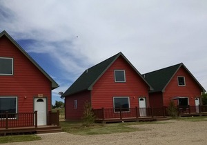 Stone Turtle Lodges has 3 luxurious individual cabins 3 miles north of Cortez.
