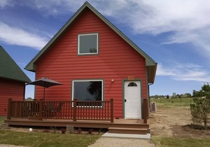 Stone Turtle Lodges has 3 luxurious individual cabins 3 miles north of Cortez.