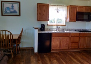 Stone Turtle Lodges has 3 luxurious individual cabins 3 miles north of Cortez.