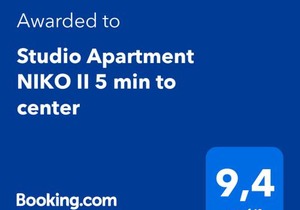 Studio Apartment NIKO II 5 min to center