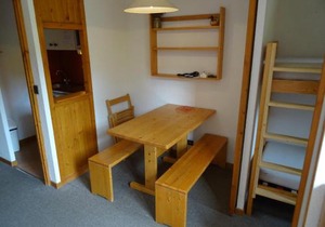 Studio cabine 3 pers près des pistes à Vallandry - Animaux admis - FR-1-411-177