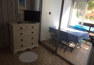 Studio Cabine Lumineux avec Piscine, 4 Couchages, Grau d'Agde - FR-1-423-202