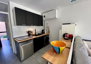 Studio cabine rénové à 250m de l'étang de Thau avec jardinet et parking privé - FR-1-604-3