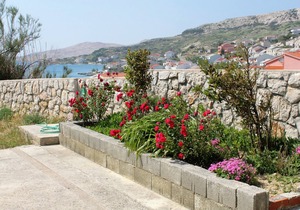 Studio flat with terrace and sea view Metajna, Pag (AS-208-a)