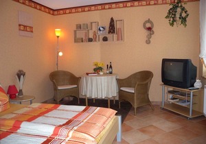 Studio with barbecue terrace