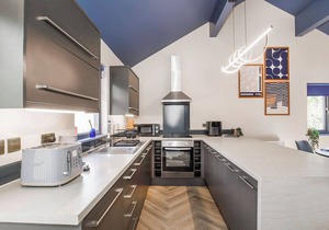 Stylish and luxurious open plan lodge.